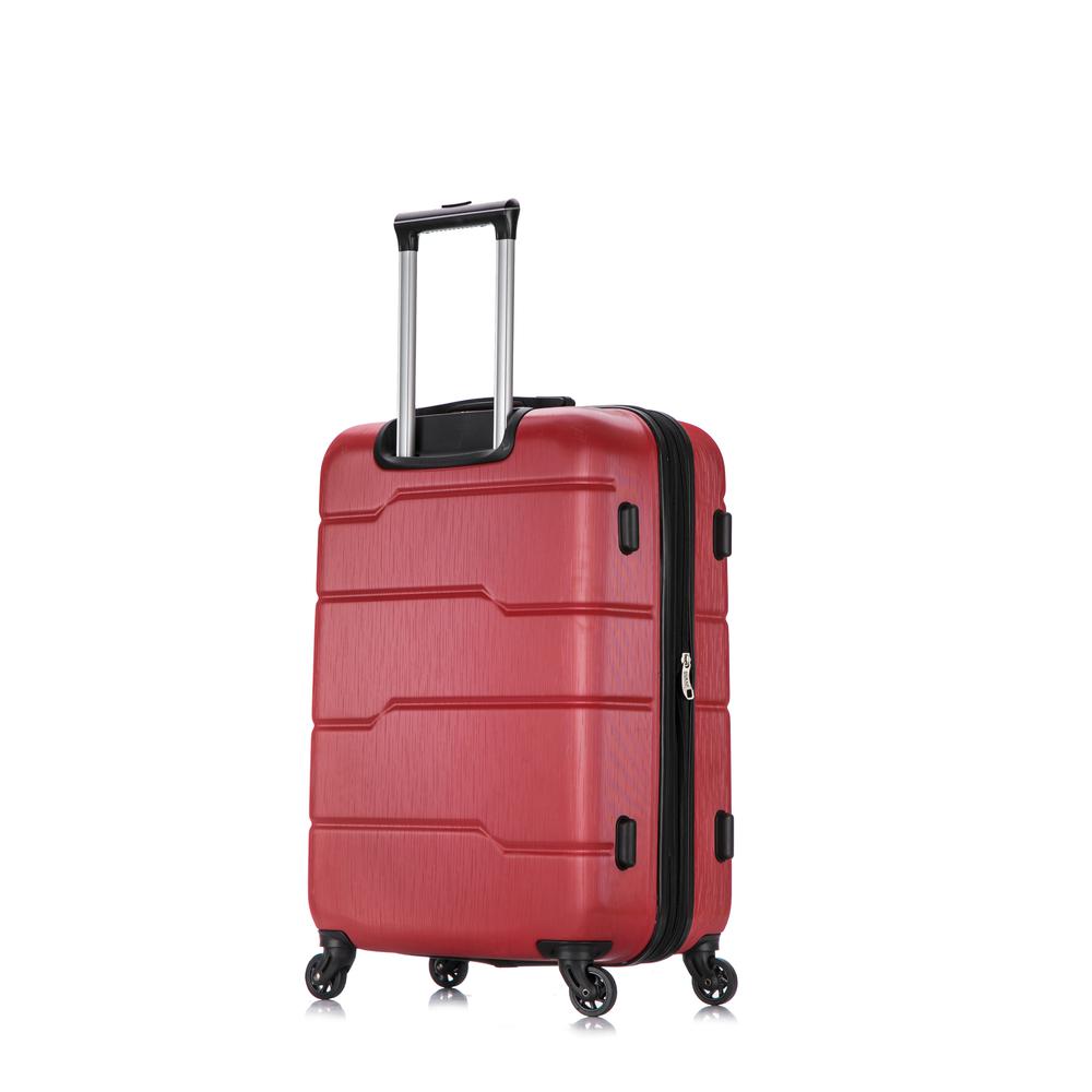 DUKAP Rodez Lightweight Hardside Spinner 24 inch Red. Picture 8