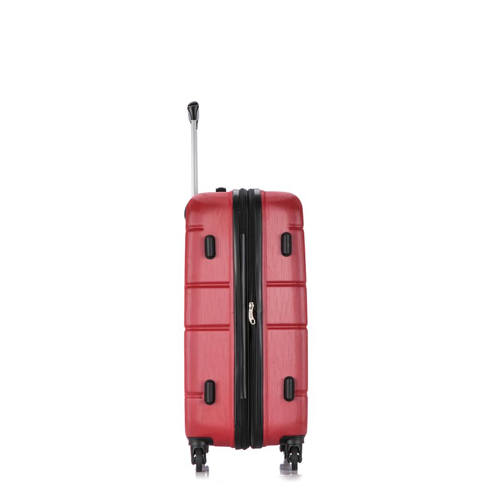 DUKAP Rodez Lightweight Hardside Spinner 24 inch Red. Picture 10