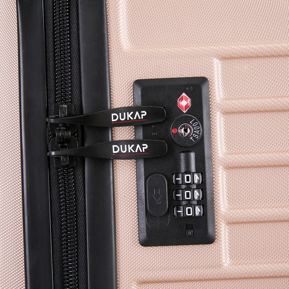 DUKAP Tour Lightweight  20 inch with integrated USB port - Chacoal. Picture 8