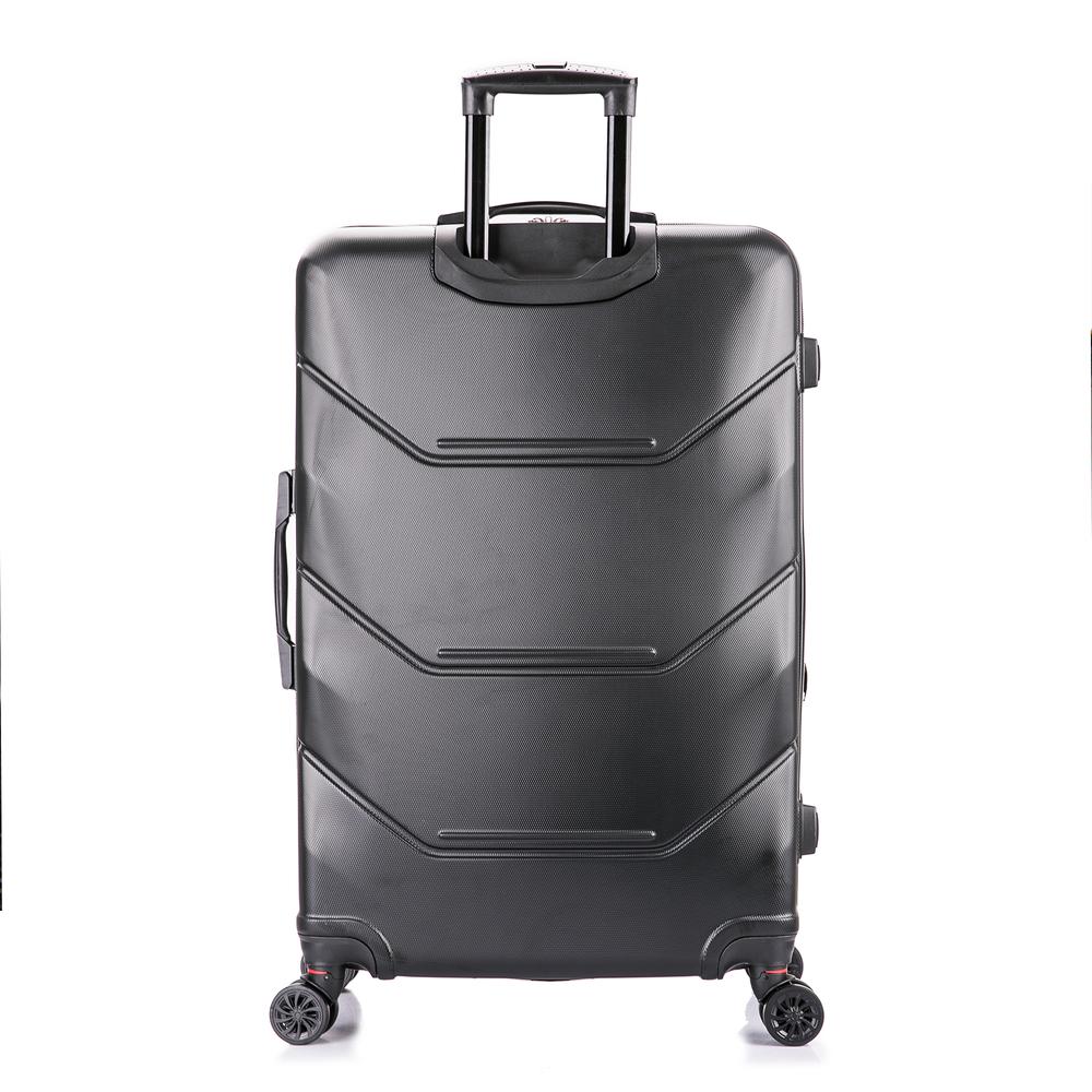 DUKAP Zonix Lightweight Hardside Spinner 30 inch Black. Picture 1