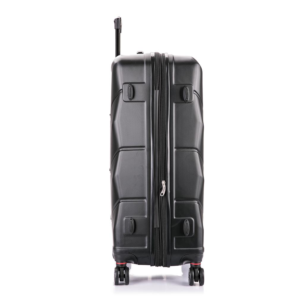 DUKAP Zonix Lightweight Hardside Spinner 30 inch Black. Picture 3