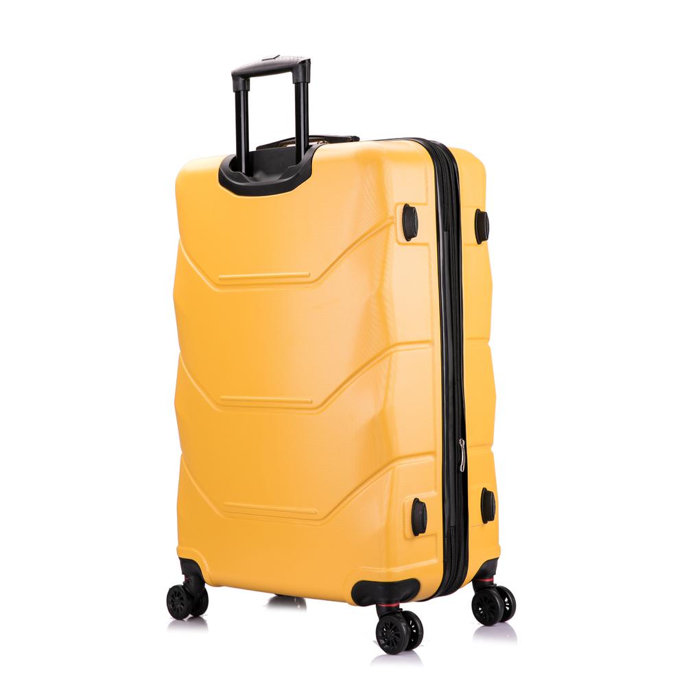 DUKAP Zonix Lightweight Hardside Spinner 30 inch Mustard. Picture 6