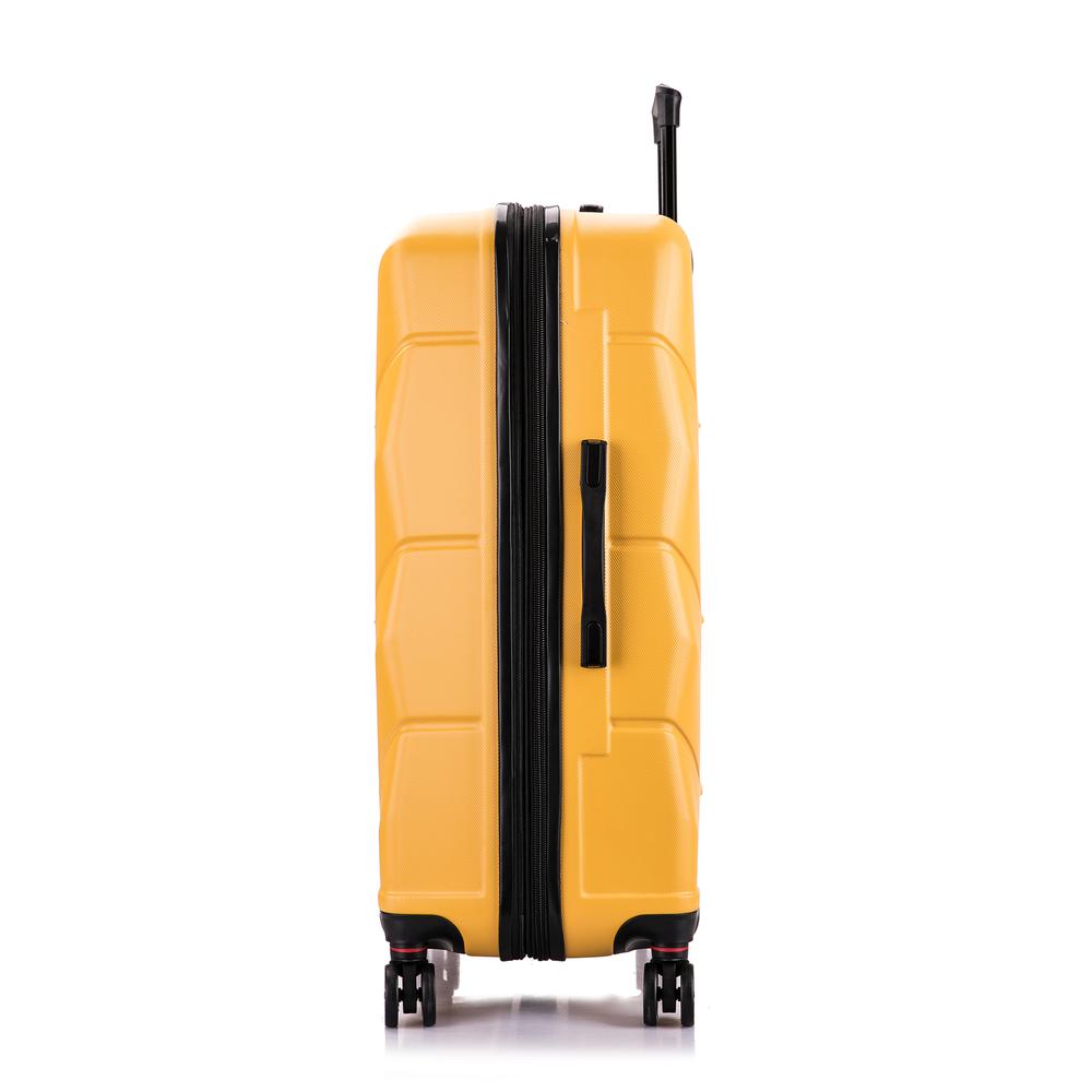 DUKAP Zonix Lightweight Hardside Spinner 30 inch Mustard. Picture 5