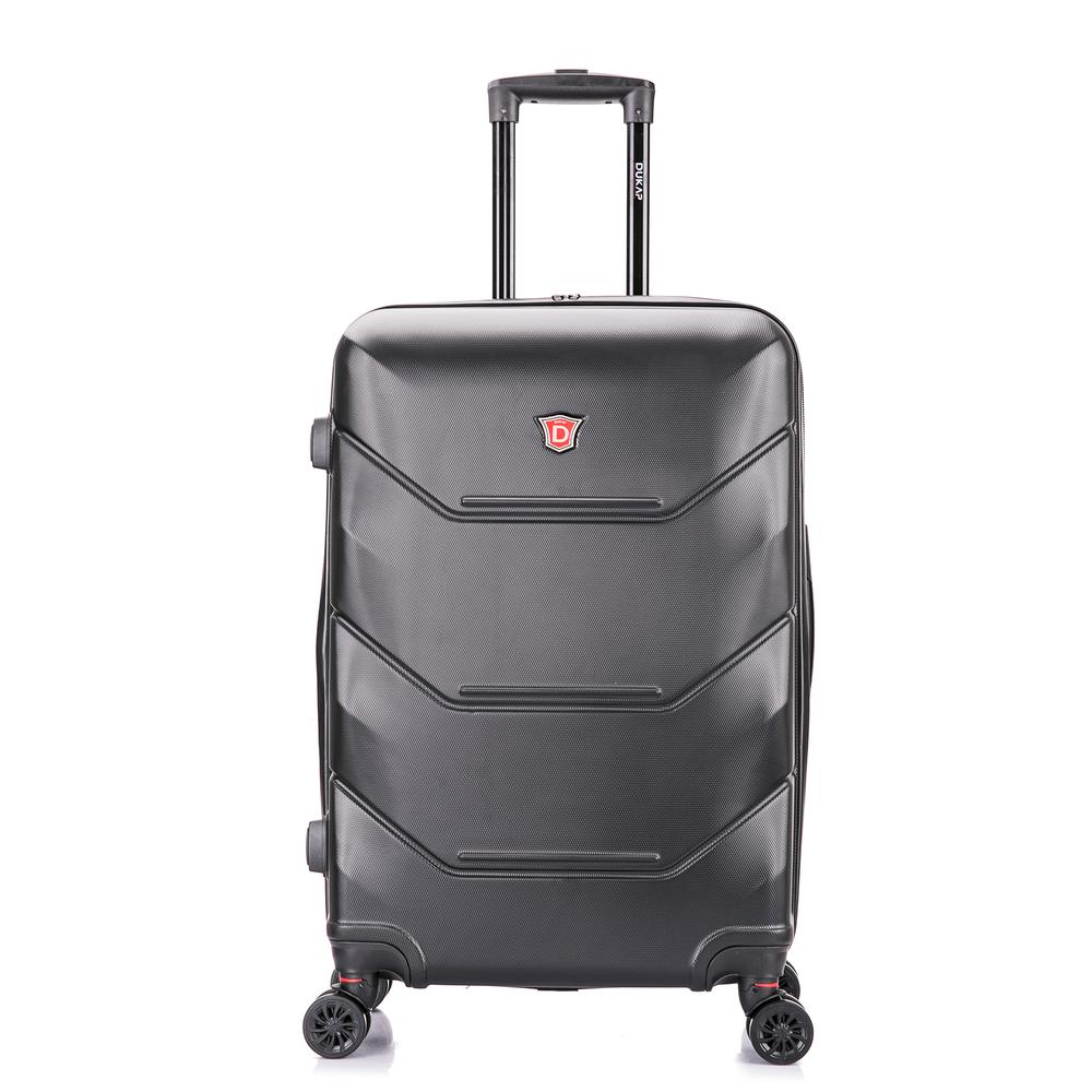 DUKAP Zonix Lightweight Hardside Spinner 26 inch Black. Picture 2