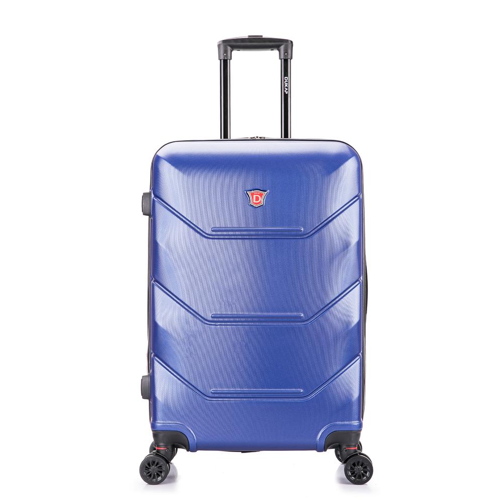 DUKAP Zonix Lightweight Hardside Spinner 26 inch Blue. Picture 6