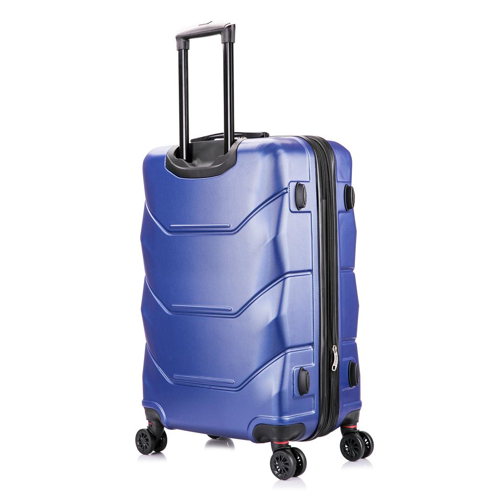DUKAP Zonix Lightweight Hardside Spinner 26 inch Blue. Picture 2
