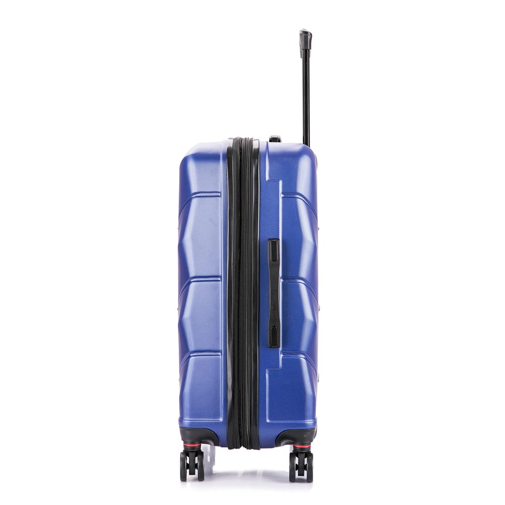 DUKAP Zonix Lightweight Hardside Spinner 26 inch Blue. Picture 1