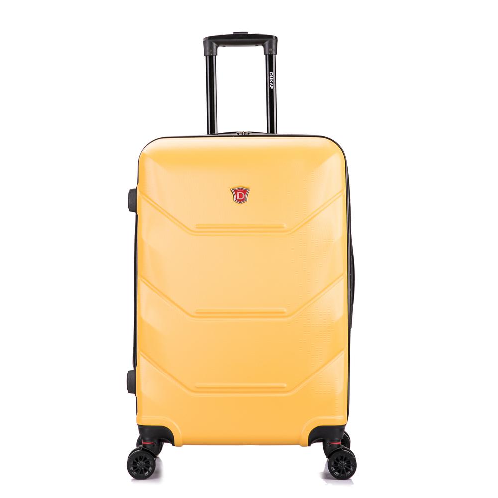 DUKAP Zonix Lightweight Hardside Spinner 26 inch Mustard. Picture 3
