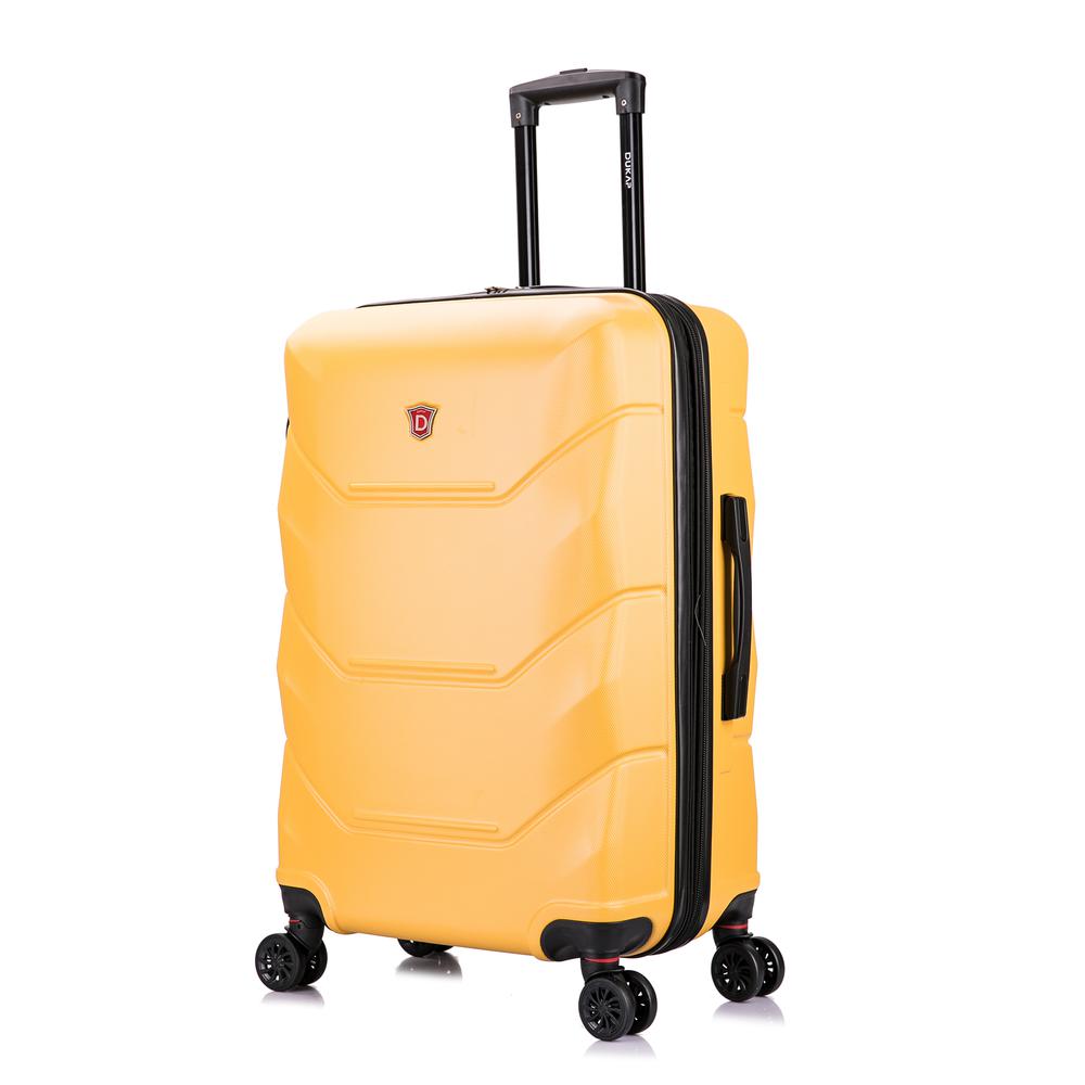 DUKAP Zonix Lightweight Hardside Spinner 26 inch Mustard. Picture 6