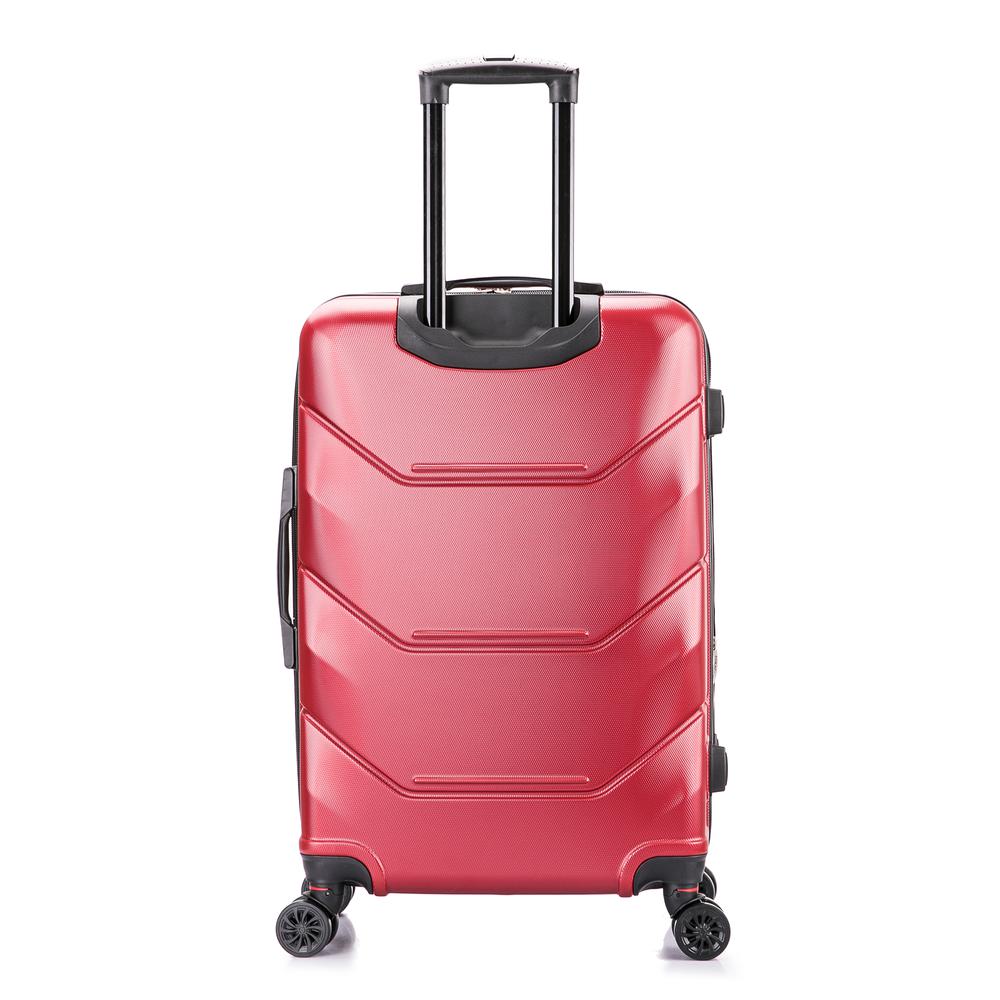 DUKAP Zonix Lightweight Hardside Spinner 26 inch Wine. Picture 4
