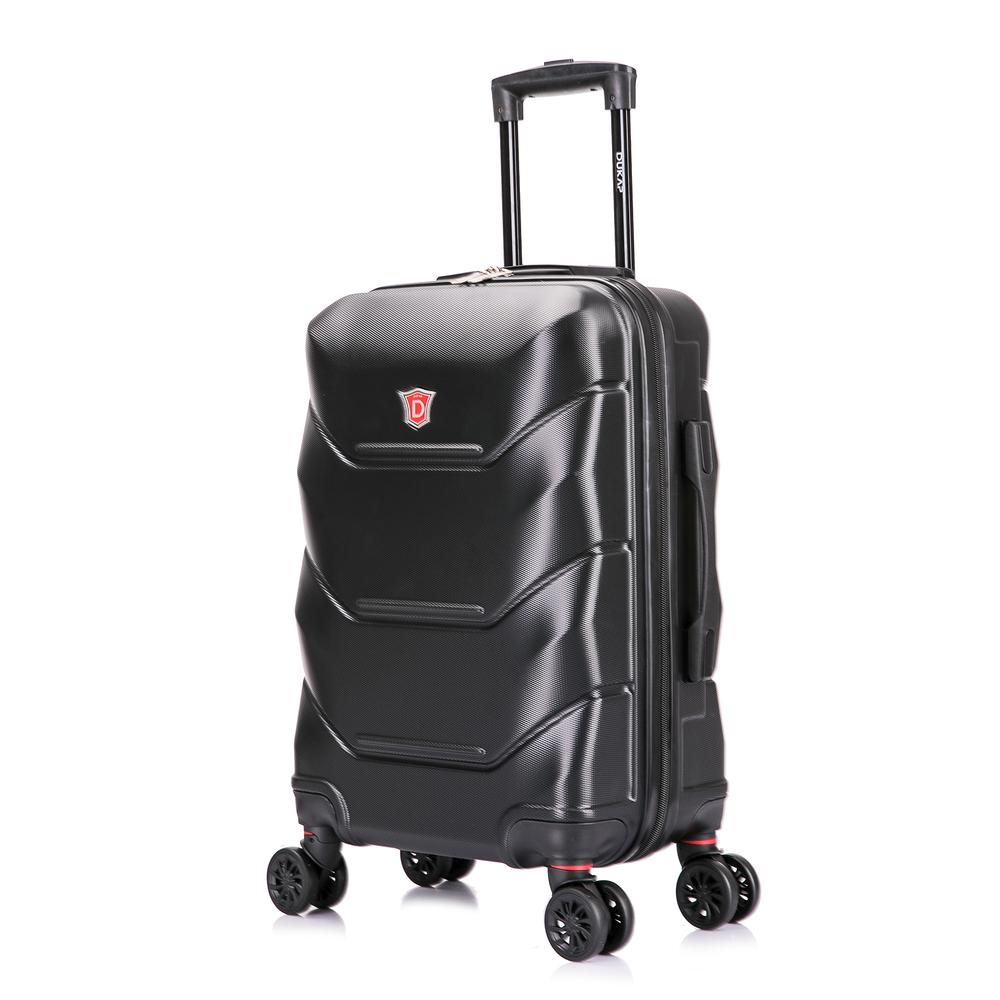 DUKAP Zonix Lightweight Hardside Spinner 20 inch Black. Picture 6