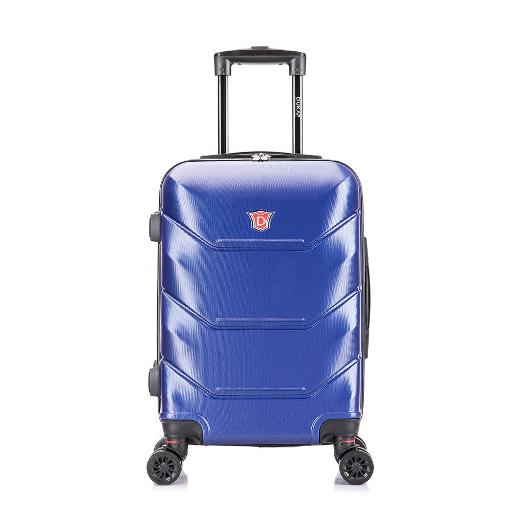 DUKAP Zonix Lightweight Hardside Spinner 20 inch Blue. Picture 3