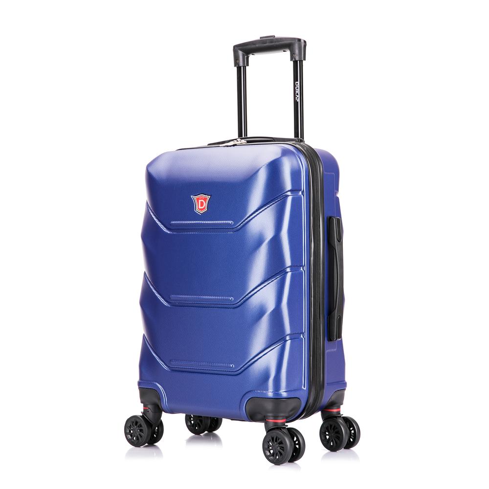 DUKAP Zonix Lightweight Hardside Spinner 20 inch Blue. Picture 6