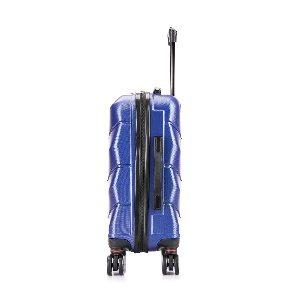 DUKAP Zonix Lightweight Hardside Spinner 20 inch Blue. Picture 5