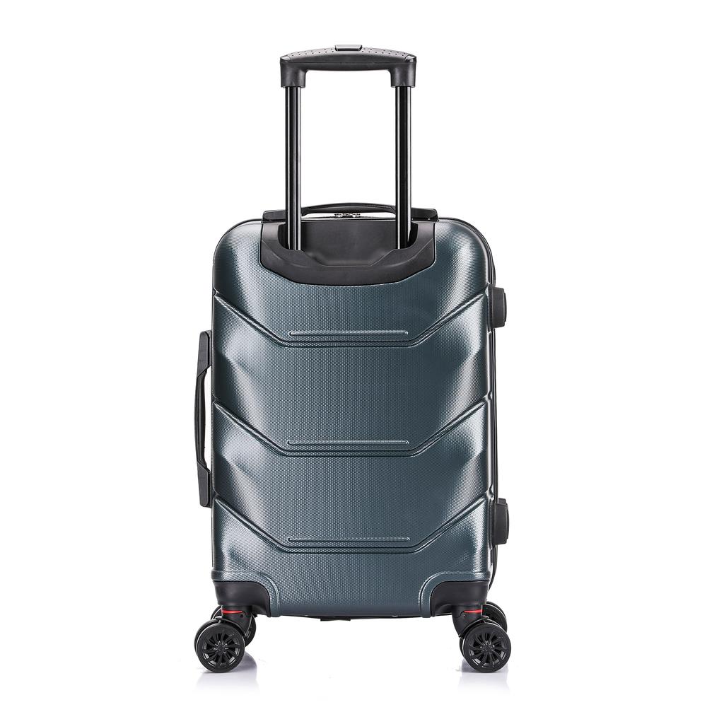 DUKAP Zonix Lightweight Hardside Spinner 20 inch Grey. Picture 6