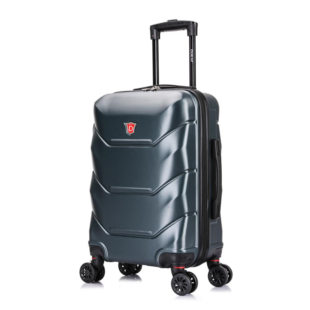 DUKAP Zonix Lightweight Hardside Spinner 20 inch Grey. Picture 5