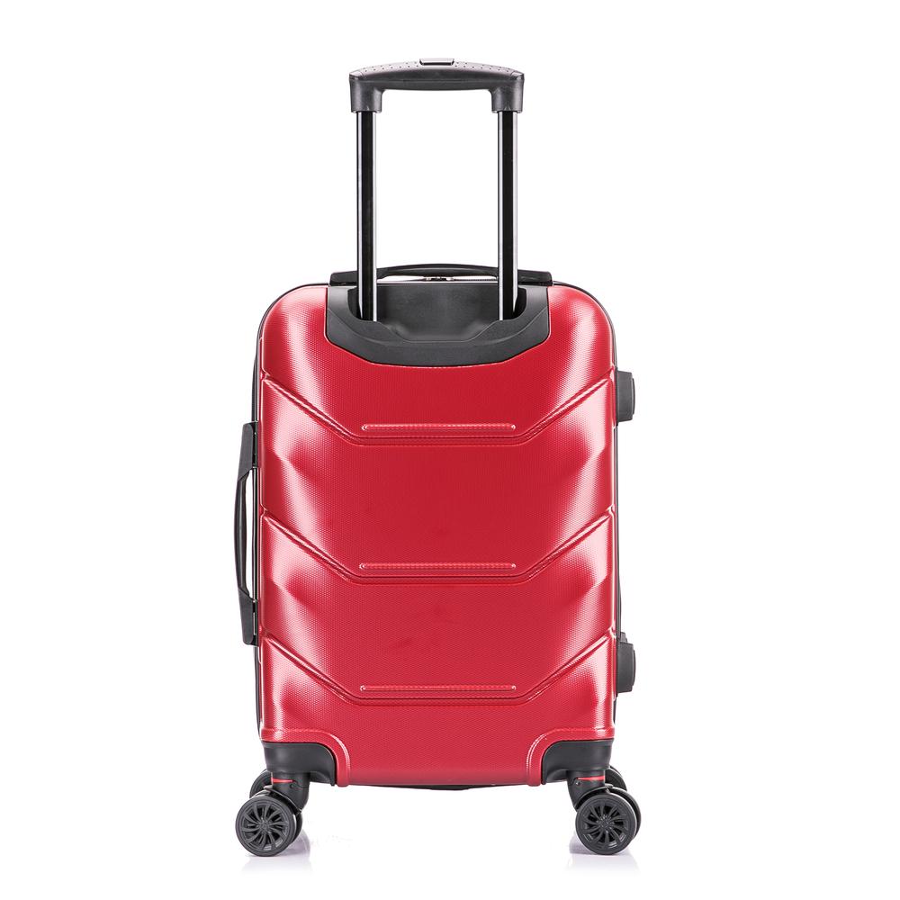 DUKAP Zonix Lightweight Hardside Spinner 20 inch Wine. Picture 1