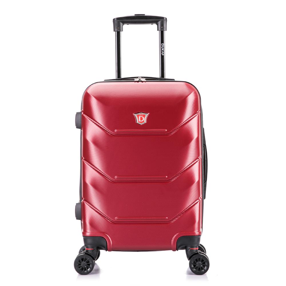 DUKAP Zonix Lightweight Hardside Spinner 20 inch Wine. Picture 3
