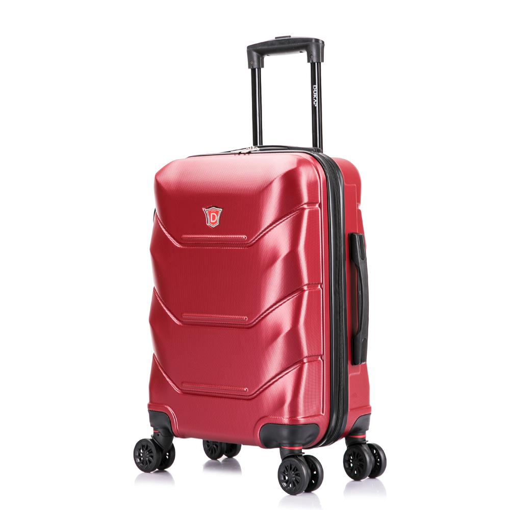 DUKAP Zonix Lightweight Hardside Spinner 20 inch Wine. Picture 4