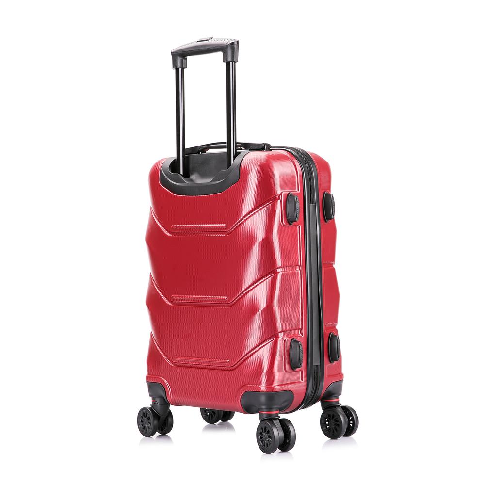DUKAP Zonix Lightweight Hardside Spinner 20 inch Wine. Picture 5