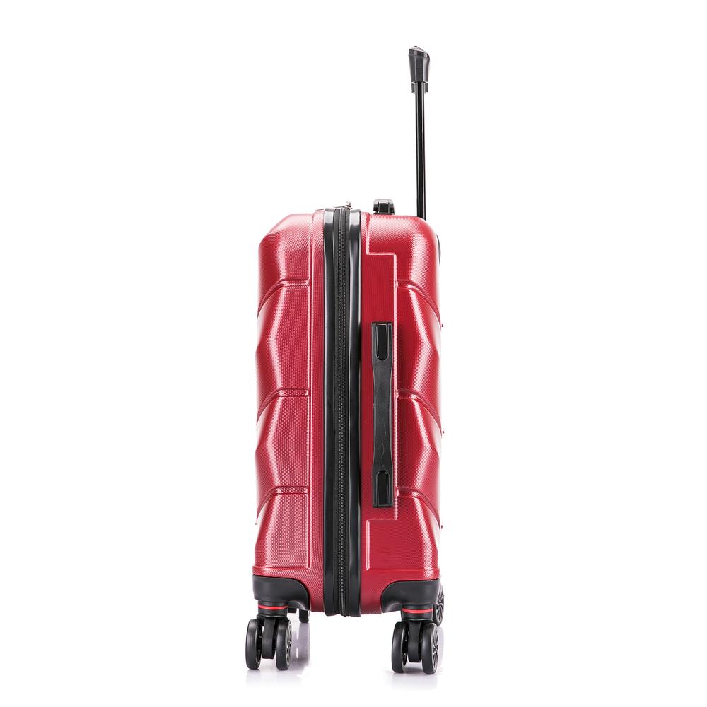 DUKAP Zonix Lightweight Hardside Spinner 20 inch Wine. Picture 2