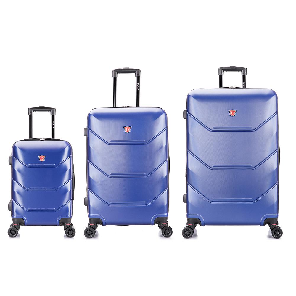 DUKAP Zonix Lightweight Hardside 3 piece set 20''/26''/30'' Blue. Picture 2
