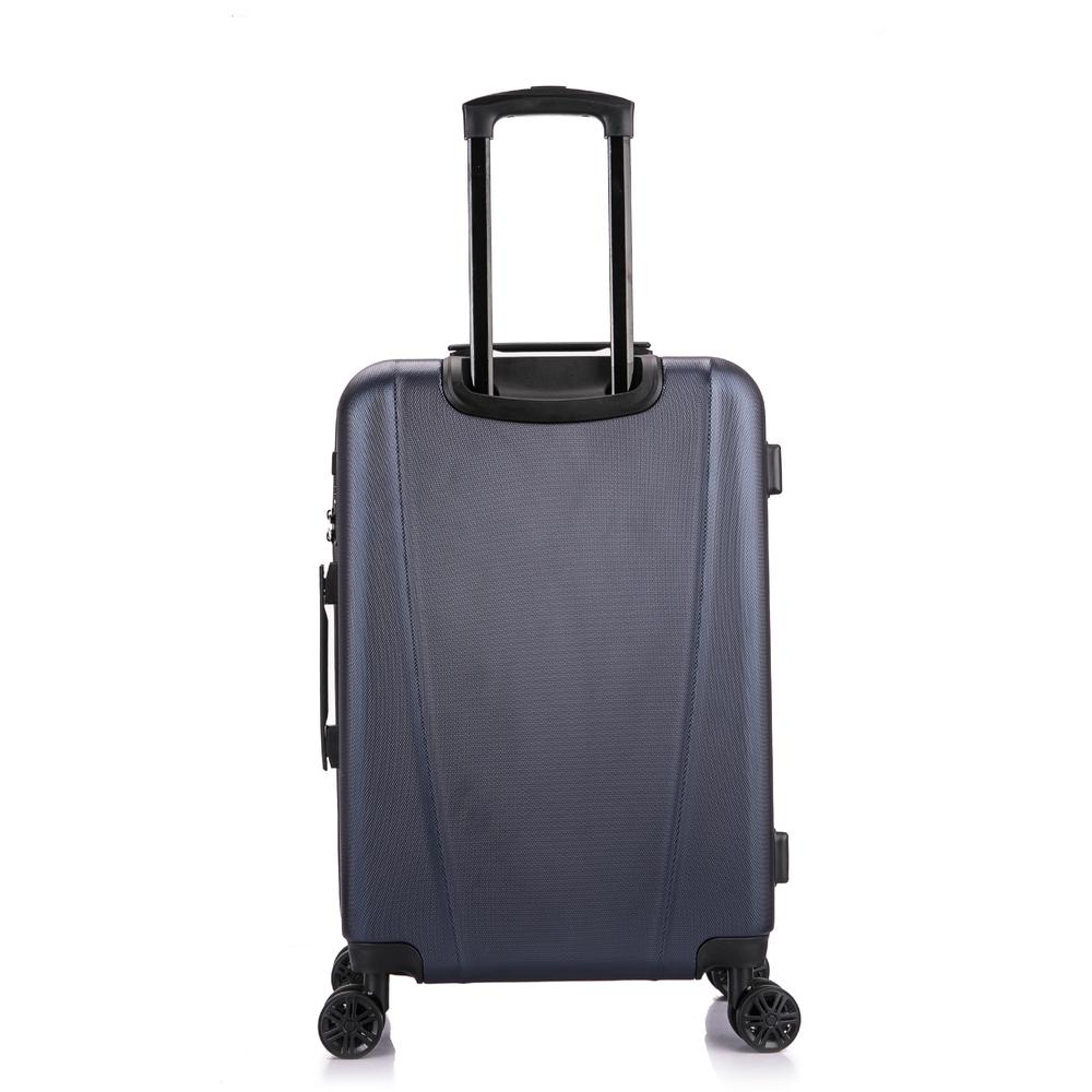 InUSA Ally lightweight hardside spinner 24 inch Navy Blue. Picture 10
