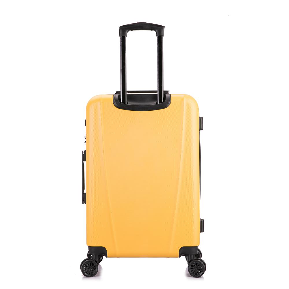 InUSA Ally lightweight hardside spinner 24 inch Mustard. Picture 11