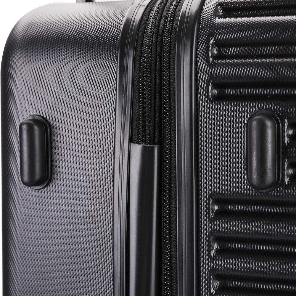 InUSA Ally lightweight hardside spinner 20 inch Black. Picture 7