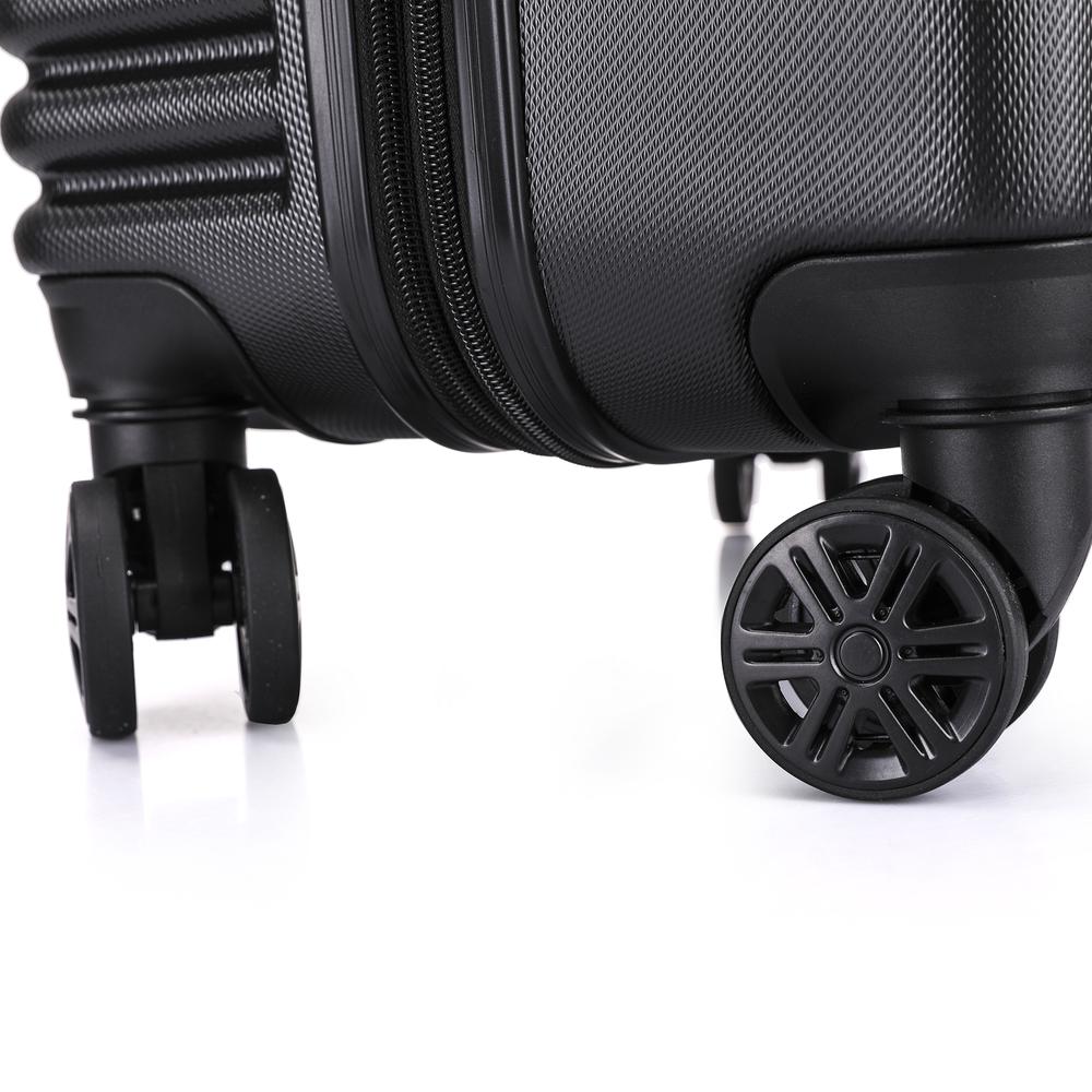 InUSA Ally lightweight hardside spinner 20 inch Black. Picture 10