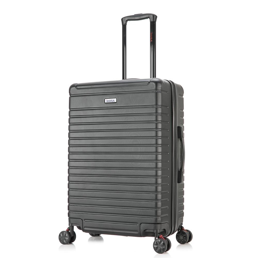 InUSA Deep lightweight hardside spinner 24 inch Black. Picture 8