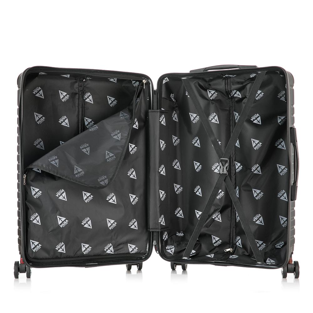 InUSA Deep lightweight hardside spinner 24 inch Black. Picture 13