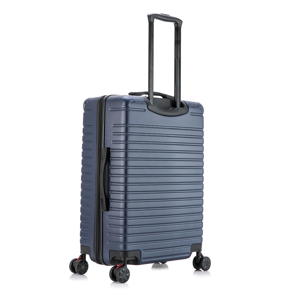 InUSA Deep lightweight hardside spinner 24 inch Blue. Picture 12