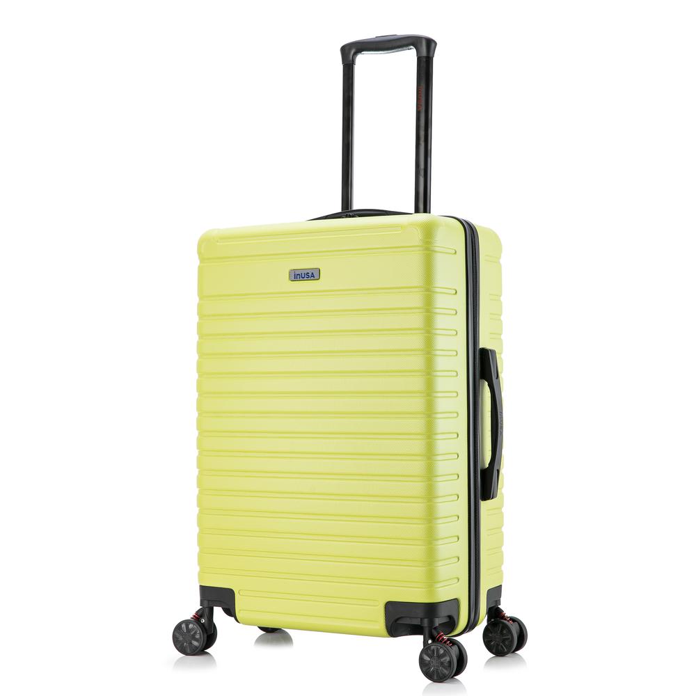 InUSA Deep lightweight hardside spinner 24 inch Green. Picture 14