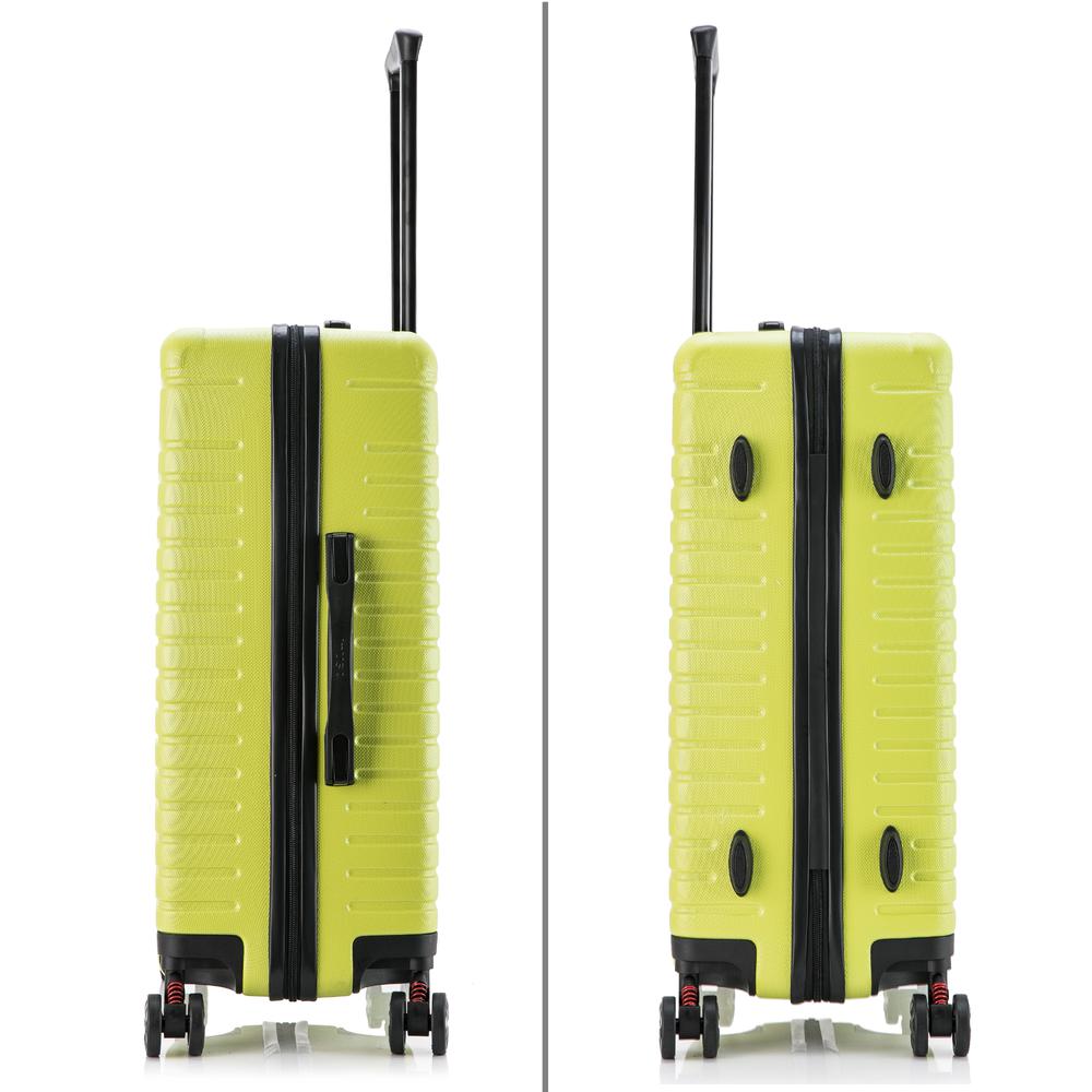 InUSA Deep lightweight hardside spinner 24 inch Green. Picture 11