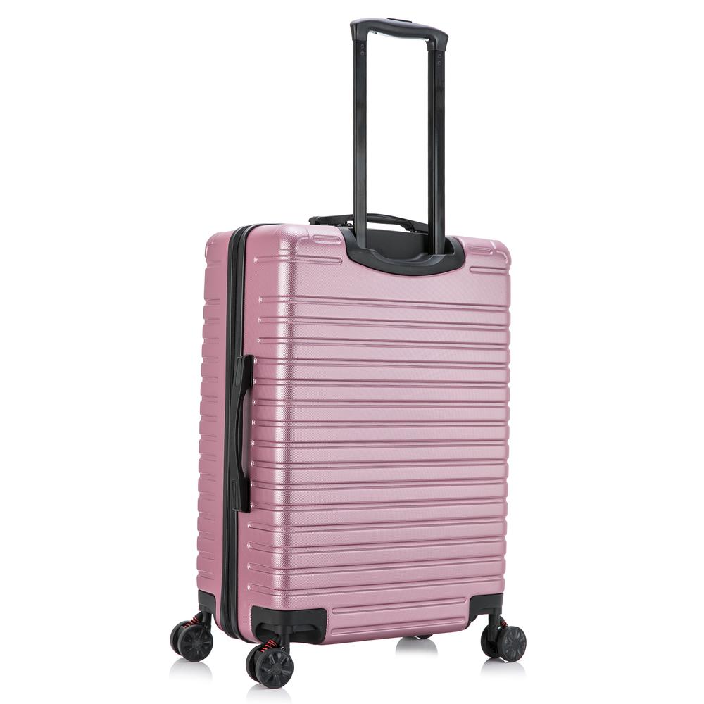 InUSA Deep lightweight hardside spinner 24 inch Rose Gold. Picture 14