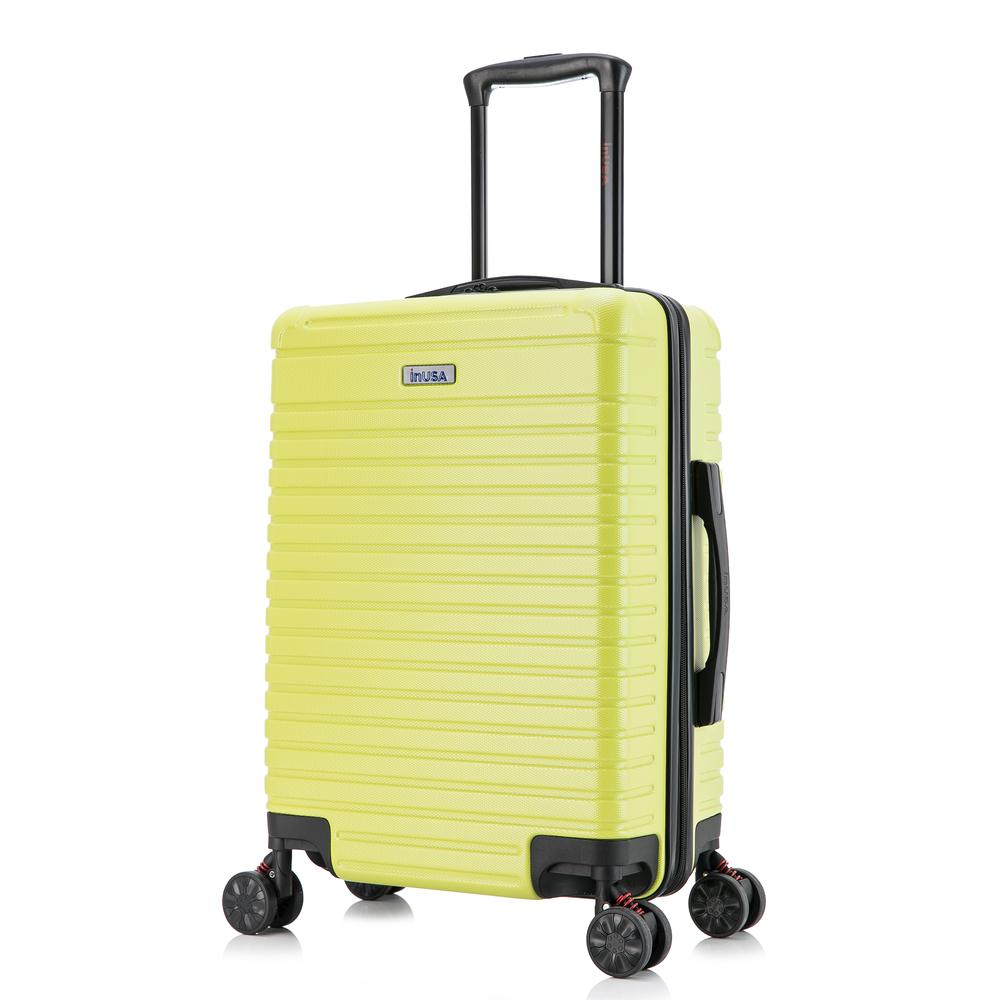 InUSA Deep lightweight hardside spinner 20 inch Green. Picture 11
