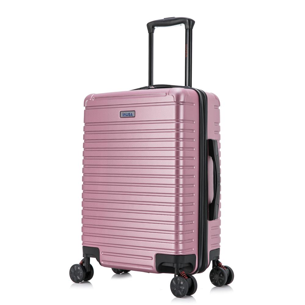 InUSA Deep lightweight hardside spinner 20 inch Rose Gold. Picture 11