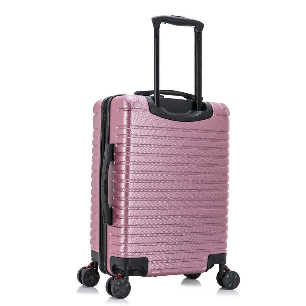 InUSA Deep lightweight hardside spinner 20 inch Rose Gold. Picture 14