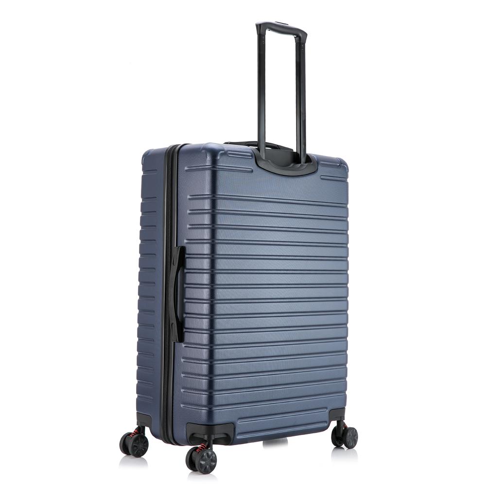 InUSA Deep lightweight hardside spinner 3 piece luggage set  20'',24'', 28'' Blue. Picture 13