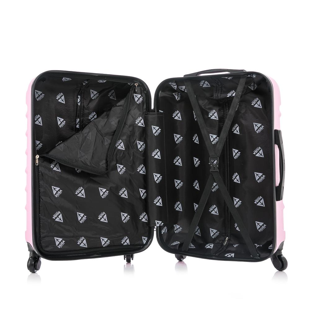 InUSA Endurance Lightweight Hardside Spinner 28 inch Pink. Picture 6