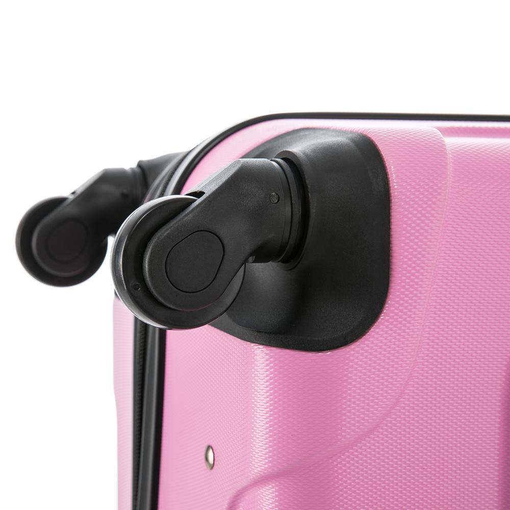 InUSA Endurance Lightweight Hardside Spinner 28 inch Pink. Picture 9