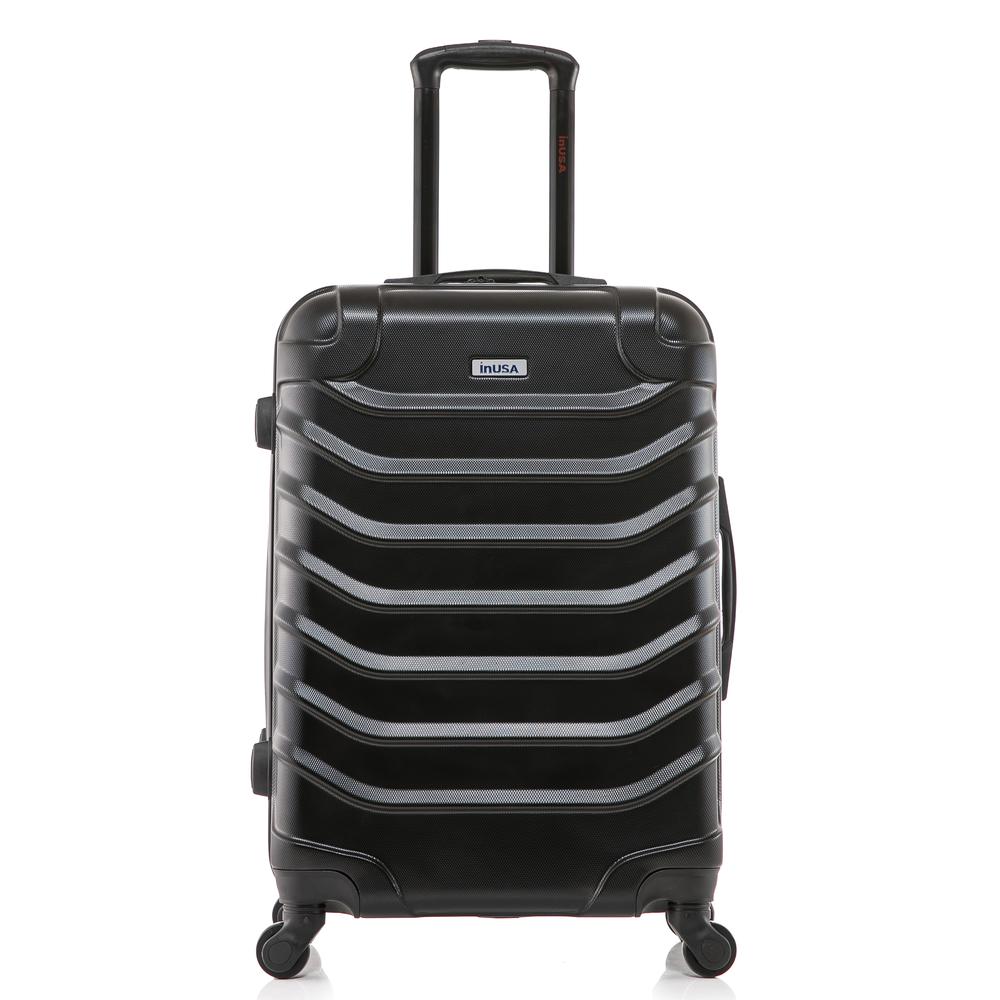 InUSA Endurance Lightweight Hardside Spinner 24 inch Black. Picture 2