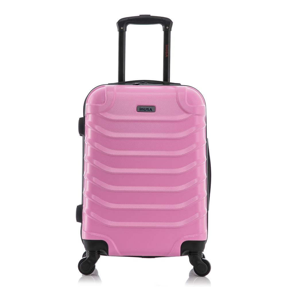 InUSA Endurance Lightweight Hardside Spinner 20 inch Pink. Picture 2