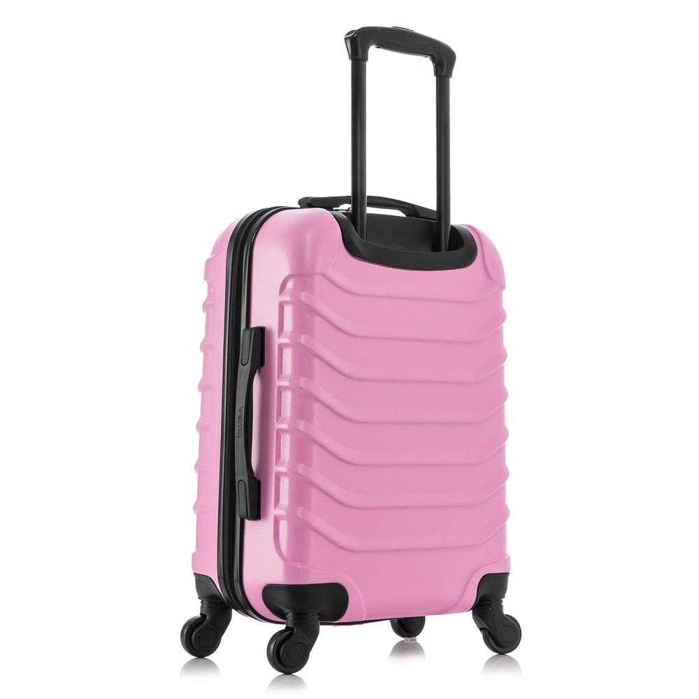 InUSA Endurance Lightweight Hardside Spinner 20 inch Pink. Picture 5