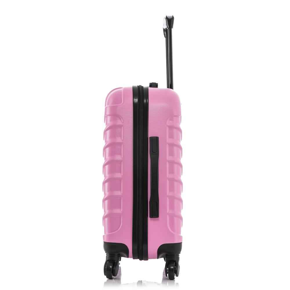 InUSA Endurance Lightweight Hardside Spinner 20 inch Pink. Picture 6
