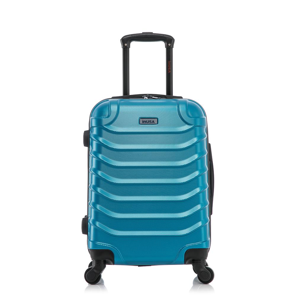 InUSA Endurance Lightweight Hardside Spinner 20 inch Teal. Picture 2