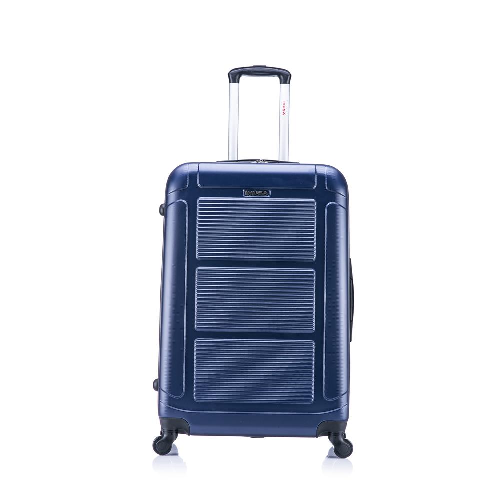 InUSA Pilot lightweight hardside spinner 28 inch Navy Blue. Picture 6
