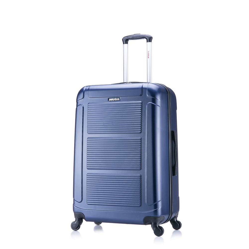 InUSA Pilot lightweight hardside spinner 28 inch Navy Blue. Picture 7