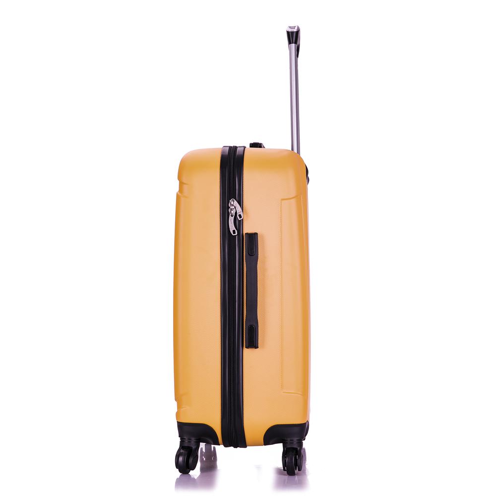 InUSA Pilot lightweight hardside spinner 24'' Mustard. Picture 12